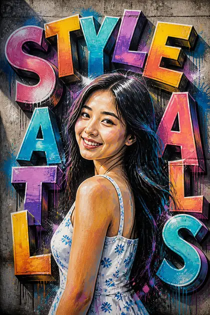Fictional portrait: 3D Graffiti Lettering