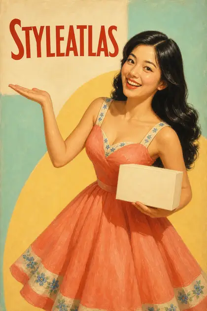 Retrato ficticio: Ilustración publicitaria de los años 1950