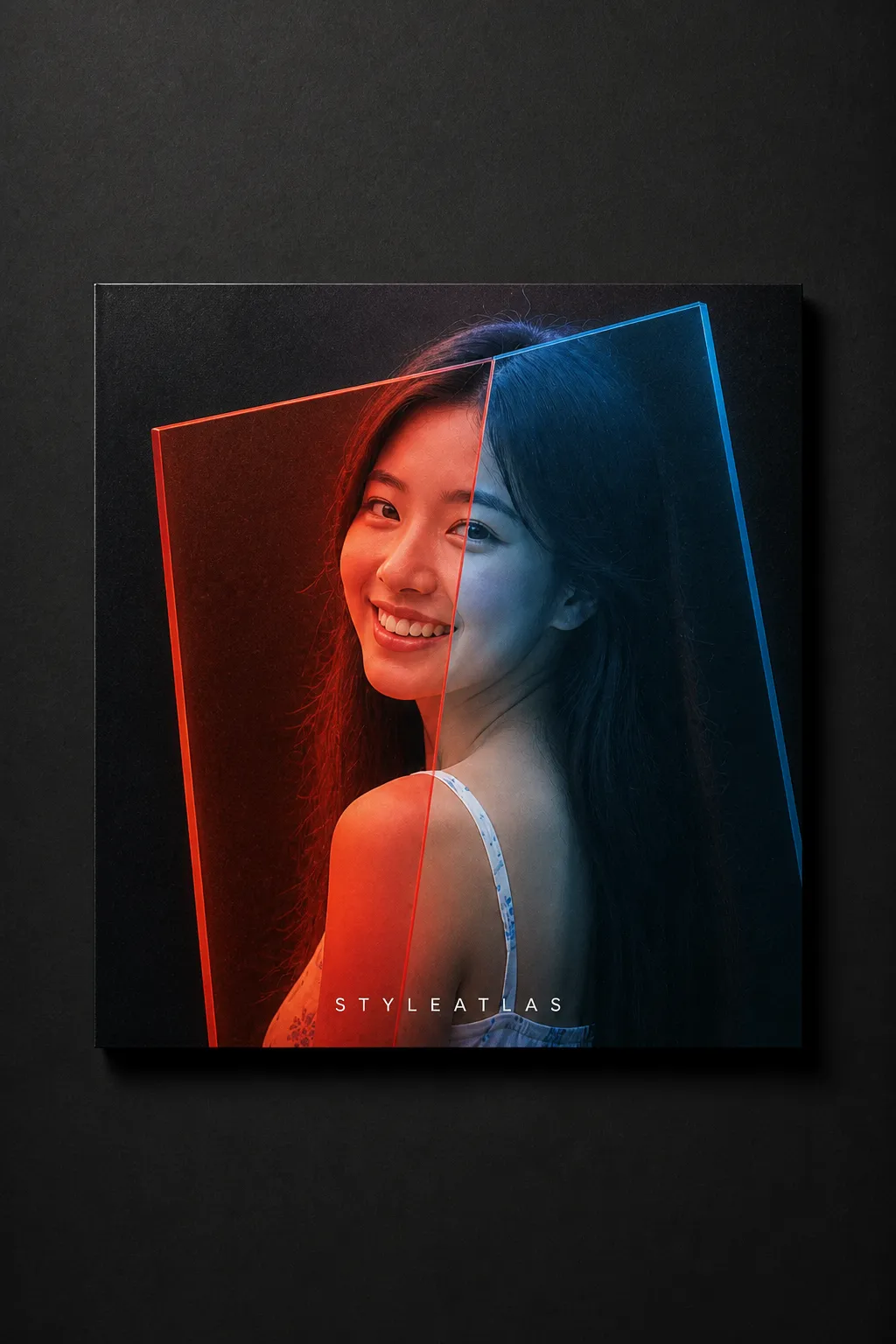Fiktives Porträt: Vinylalbum-Cover