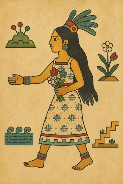 Retrato ficticio: Pintura de códice mexica