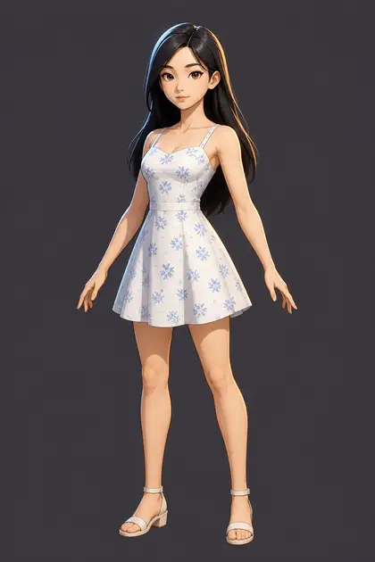 가상 인물 사진: 셀 셰이딩 3D 게임 영웅