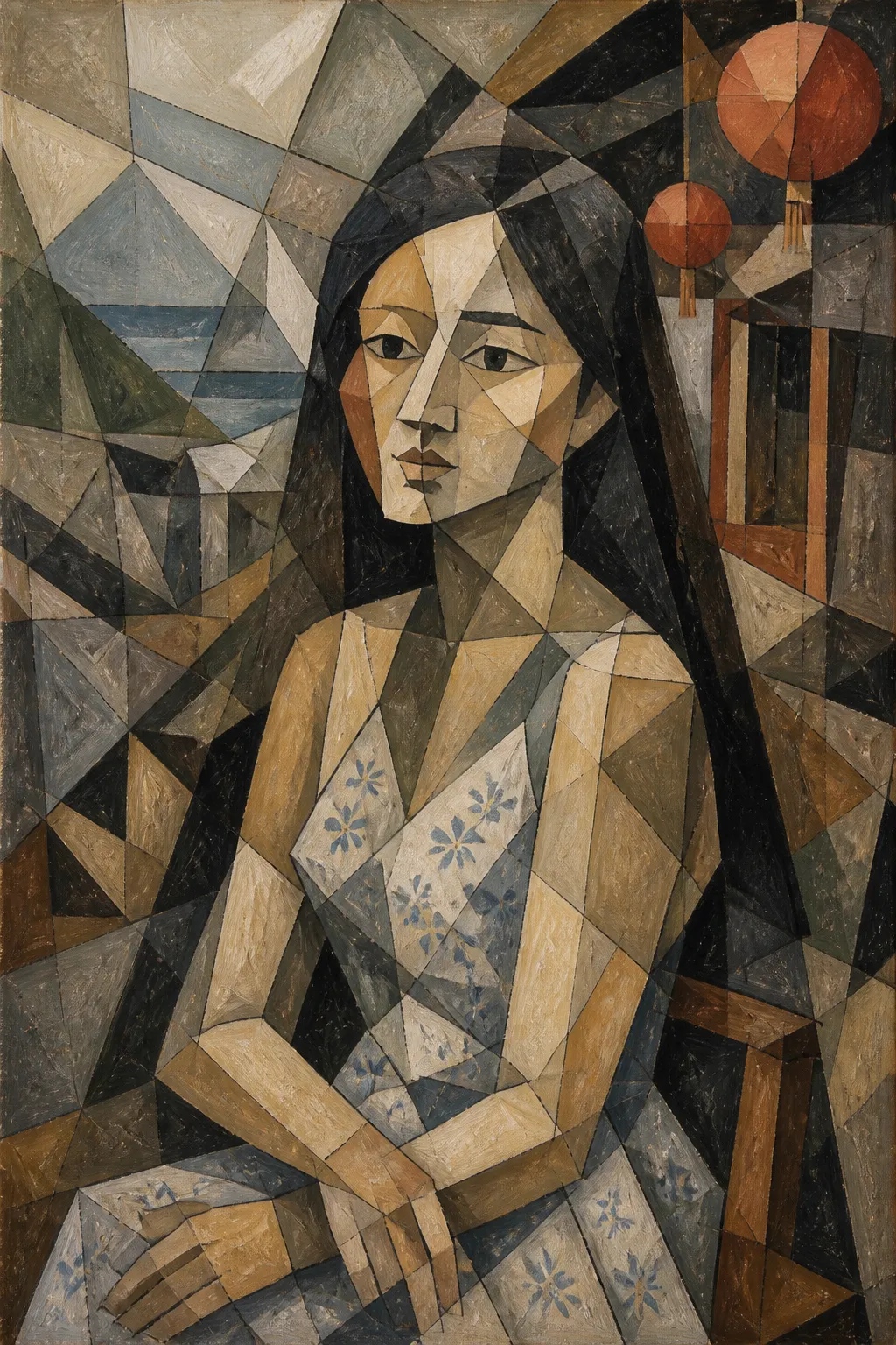 Fictional portrait: Cubism