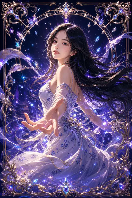 Retrato ficticio: Carta gacha de rareza máxima