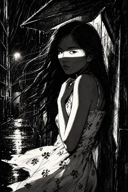 Fictional portrait: Noir Graphic Novel