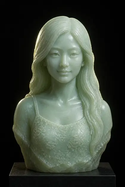 Retrato ficticio: Talla de jade