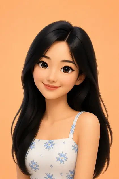 가상 인물 사진: 둥근 3D 아바타