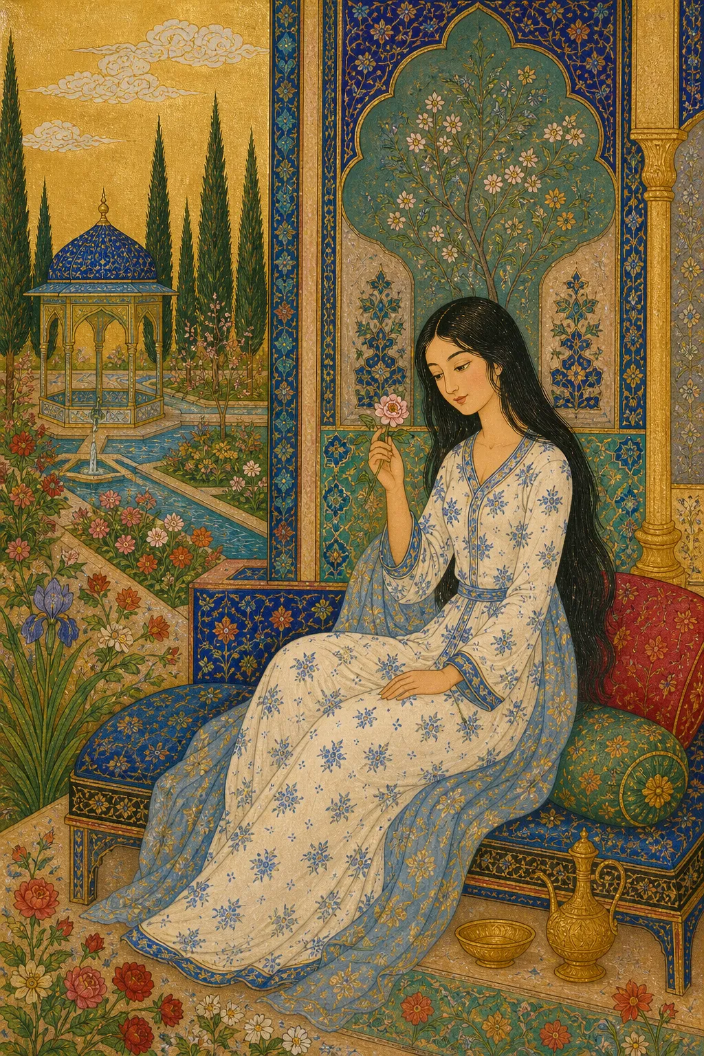 صورة شخصية خيالية: المنمنمة الفارسية