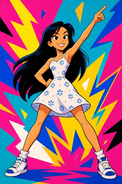 Fictional portrait: 1990s Saturday Cartoon