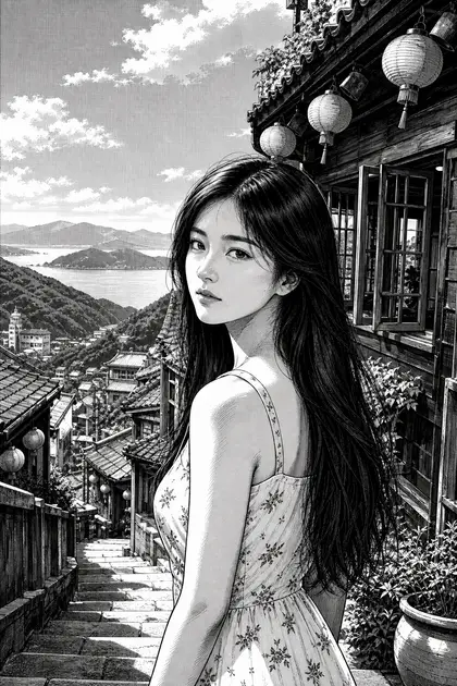صورة شخصية خيالية: مانغا سينِن واقعية