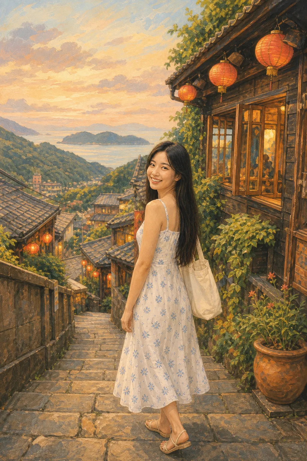 가상 인물 사진: 동화책 일러스트