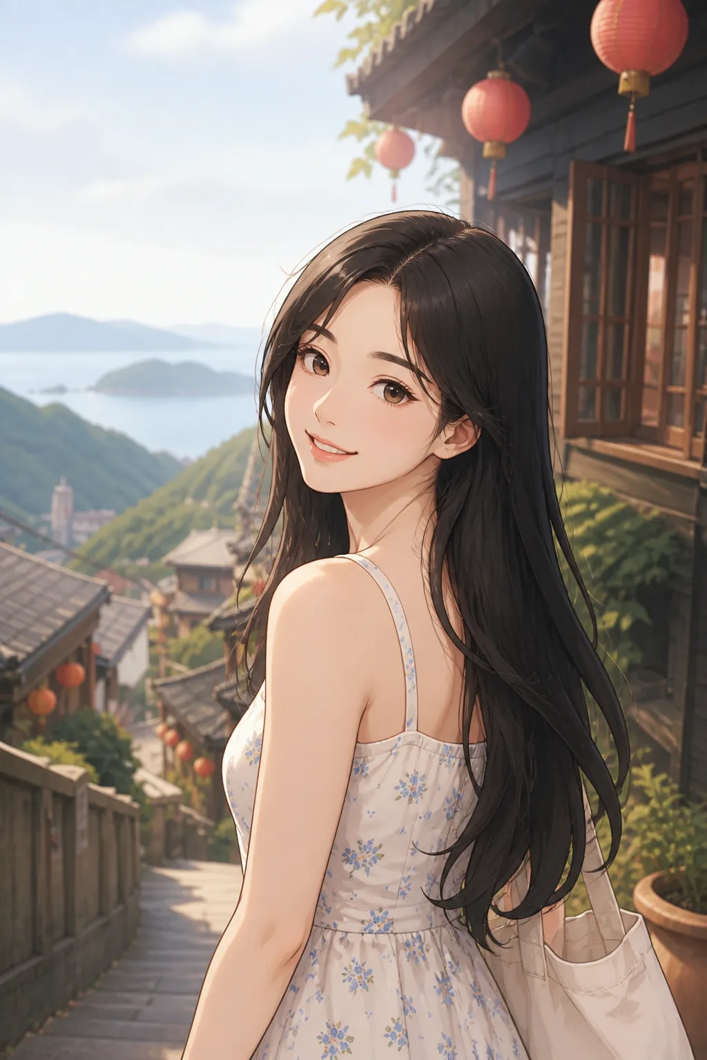 ภาพบุคคลสมมติ: เว็บตูนสีเต็มรูปแบบ